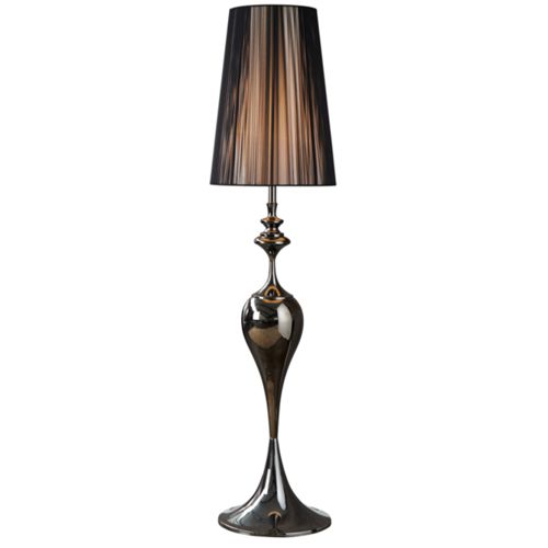 stojanová vysoká lampa Baroca Black